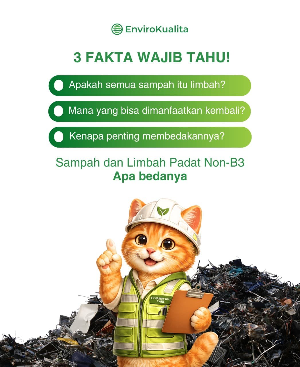 Perbedaan Sampah dan Limbah Padat Non-B3